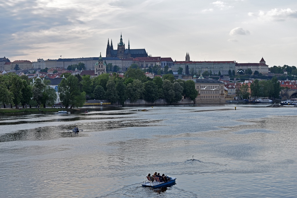 St. Vitus Cathedral and Vltava River